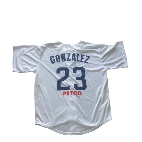 San Diego Padres Jersey Mens XL White 23 Gonzalez Stadium Promo - Picture 2 of 5